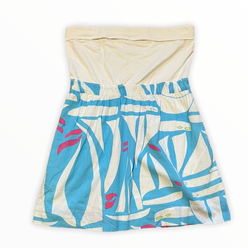 Lily Pulitzer Strapless Summer Dress with Pockets